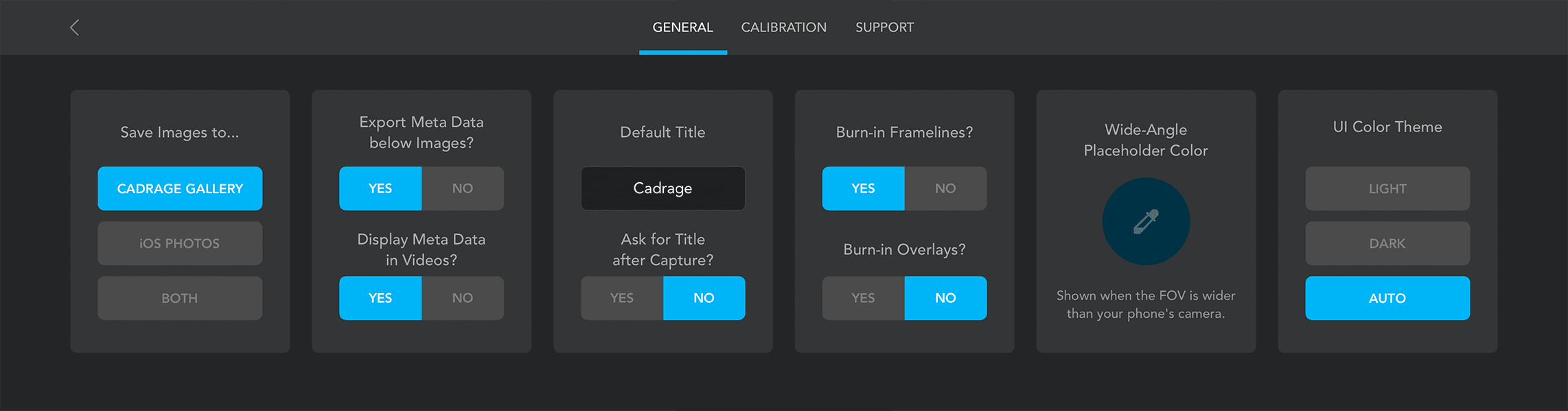 General Settings